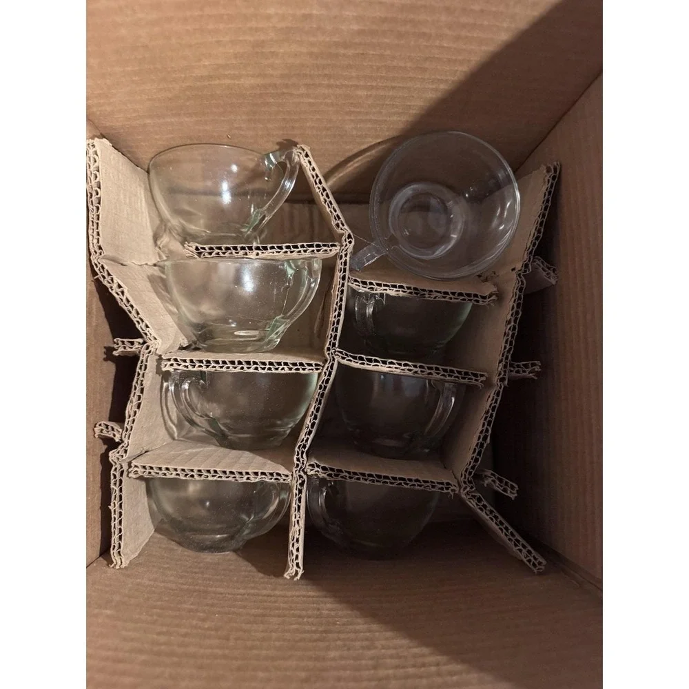 MCM Crystal Vintage SNACK SET / LUNCH SET  DAISY AND BUTTON (Set of 8) 16 Pieces